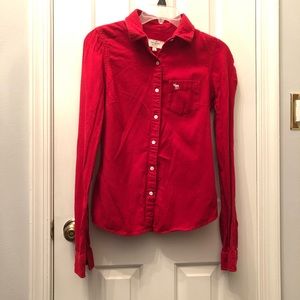 NWOT VINTAGE ABERCROMBIE & FITCH BUTTON UP TOP